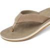 imageREEF Ojai Classic Mens Premium Leather Sandal Soft Cushion FootbedBrown Suede