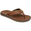 imageREEF Ojai Classic Mens Premium Leather Sandal Soft Cushion FootbedDark Brown