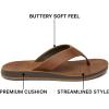 imageREEF Ojai Classic Mens Premium Leather Sandal Soft Cushion FootbedDark Brown