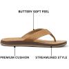 imageREEF Ojai Classic Mens Premium Leather Sandal Soft Cushion FootbedSand