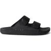 imageREEF Ojai Two Bar Womens Fashion Slide Sandal Premium Leather Soft Cushion FootbedBlack