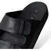 imageREEF Ojai Two Bar Womens Fashion Slide Sandal Premium Leather Soft Cushion FootbedBlack