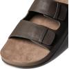 imageREEF Ojai Two Bar Womens Fashion Slide Sandal Premium Leather Soft Cushion FootbedBrown Leather