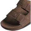 imageREEF Ojai Two Bar Womens Fashion Slide Sandal Premium Leather Soft Cushion FootbedFossil