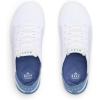 imageREEF Swellsole Neptune Mens Shoe Lightweight ampamp Breathable Memory Foam Footbed Fold Down HeelBlueWhite