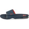imageREEF Mens Fanning Slide SandalNavyOrangeWhite