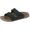 imageREEF Oasis Adapt Mens Slide Sandal Soft and Supportive Footbed Water FriendlyFossilBlack
