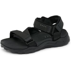 imageREEF Cross Shore Mens Casual Sport Sandal Adjustable Straps Supportive Footbed No Slip TractionBlack