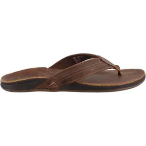 imageREEF JBay III Mens Full Grain Leather Flip FlopBronzeBrown