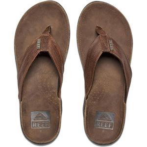 imageREEF JBay III Mens Full Grain Leather Flip FlopCamel