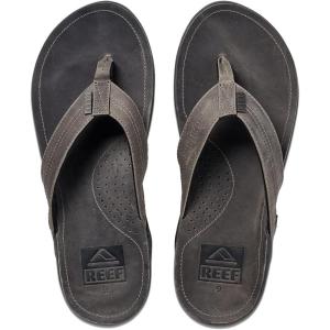 imageREEF JBay III Mens Full Grain Leather Flip FlopCement