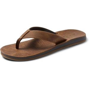 imageREEF Ojai Classic Mens Premium Leather Sandal Soft Cushion FootbedDark Brown