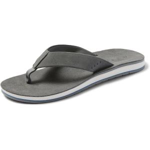 imageREEF Ojai Classic Mens Premium Leather Sandal Soft Cushion FootbedGrey Suede