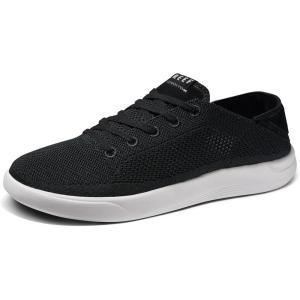 imageREEF Swellsole Neptune Mens Shoe Lightweight ampamp Breathable Memory Foam Footbed Fold Down HeelBlack