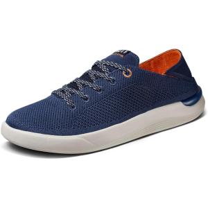 imageREEF Swellsole Neptune Mens Shoe Lightweight ampamp Breathable Memory Foam Footbed Fold Down HeelNavy
