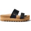 imageREEF Womens Cushion Vista Hi Platform SandalBlack Braid