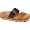 imageREEF Womens Cushion Vista Hi Platform SandalBlack Duo