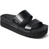 imageREEF Womens Cushion Vista Hi Platform SandalBlackBlack