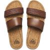imageREEF Womens Cushion Vista Hi Platform SandalChocolate