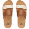 imageREEF Womens Cushion Vista Hi Platform SandalChocolate Duo