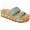 imageREEF Womens Cushion Vista Hi Platform SandalFrosty Raffia