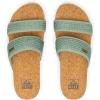 imageREEF Womens Cushion Vista Hi Platform SandalFrosty Raffia