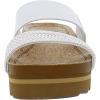 imageREEF Womens Cushion Vista Hi Platform SandalWhite Braid