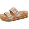 imageREEF Womens Cushion Vista Hi Platform SandalBeachy Woven