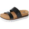 imageREEF Womens Cushion Vista Hi Platform SandalBlack