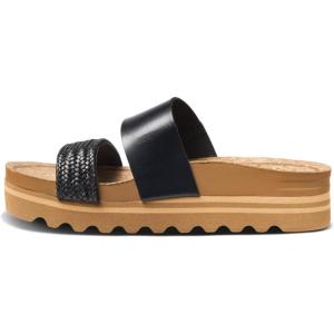 imageREEF Womens Cushion Vista Hi Platform SandalBlack Braid