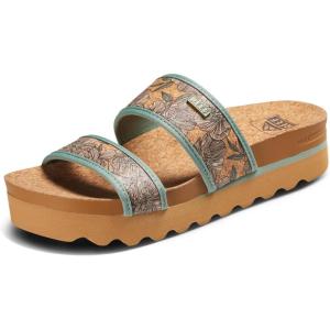 imageREEF Womens Cushion Vista Hi Platform SandalFrosty Cork