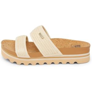 imageREEF Womens Cushion Vista Hi Platform SandalVintage Raffia