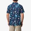 imageReef Mens Rains Short Sleeve ShirtInsigna Blue Roy