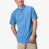 imageReef Mens Rains Short Sleeve ShirtParisian Blue Collins