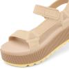 imageReef Womens Water Rem Higher PlatformsSandalsPale Banana