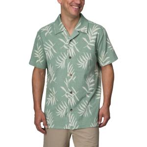 imageReef Mens Rains Short Sleeve ShirtAlmond Milk Kenji Terry