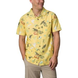 imageReef Mens Rains Short Sleeve ShirtDusky Citron Roy