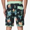 imageREEF Mens 19quot Printed Outseam BoardshortCaviar Robbie Printed