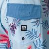 imageREEF Mens 19quot Printed Outseam BoardshortClearwater Robbie Printed