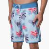imageREEF Mens 19quot Printed Outseam BoardshortClearwater Robbie Printed