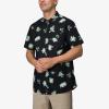 imageREEF Mens Woven Poplin Short Sleeve TeeCaviar Lawson