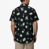 imageREEF Mens Woven Poplin Short Sleeve TeeCaviar Lawson