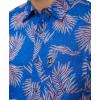 imageREEF Mens Woven Poplin Short Sleeve TeeOlympian Blue Culber