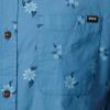 imageREEF Mens Woven Poplin Short Sleeve TeeParisian Blue Montana