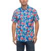 imageREEF Mens Woven Poplin Short Sleeve TeeOlympian Blue Perry