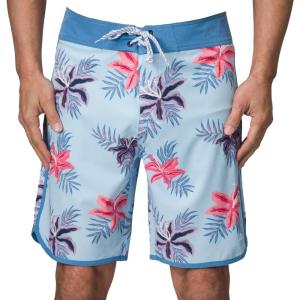 imageREEF Mens 19quot Printed Outseam BoardshortClearwater Robbie Printed
