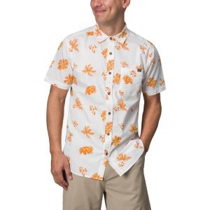 imageREEF Mens Woven Poplin Short Sleeve TeeBright White Lawson