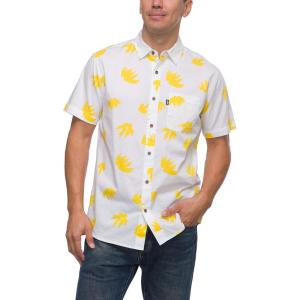 imageREEF Mens Woven Poplin Short Sleeve TeeSulphur Riley