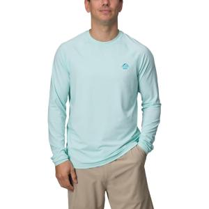 imageReef Mens Long Sleeve RashguardClearwater Hanford Raglan