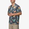 imageREEF Mens Camp Fit Woven Short Sleeve TeeCaviar Arroyo